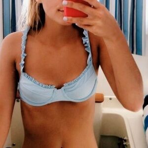 Tularosa powder blue Fabiana top